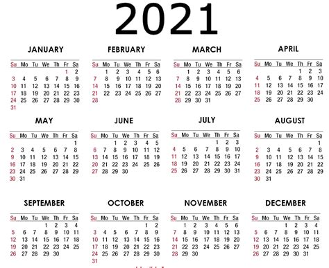 Ud Calendar 2021
